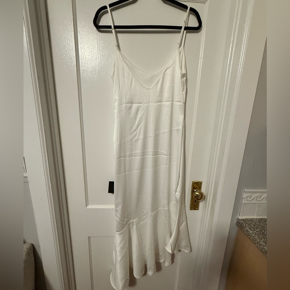 Lulus Satin Midi Dress